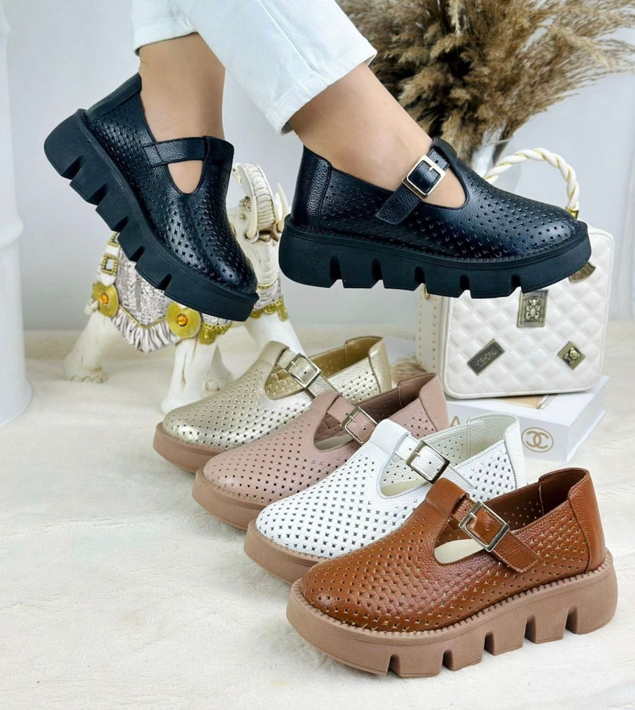 🤩CALZADO BOSTON⭐⭐⭐⭐⭐OUR FOOTBED 🙋‍♀️CON CUÑA ORTOPEDICA