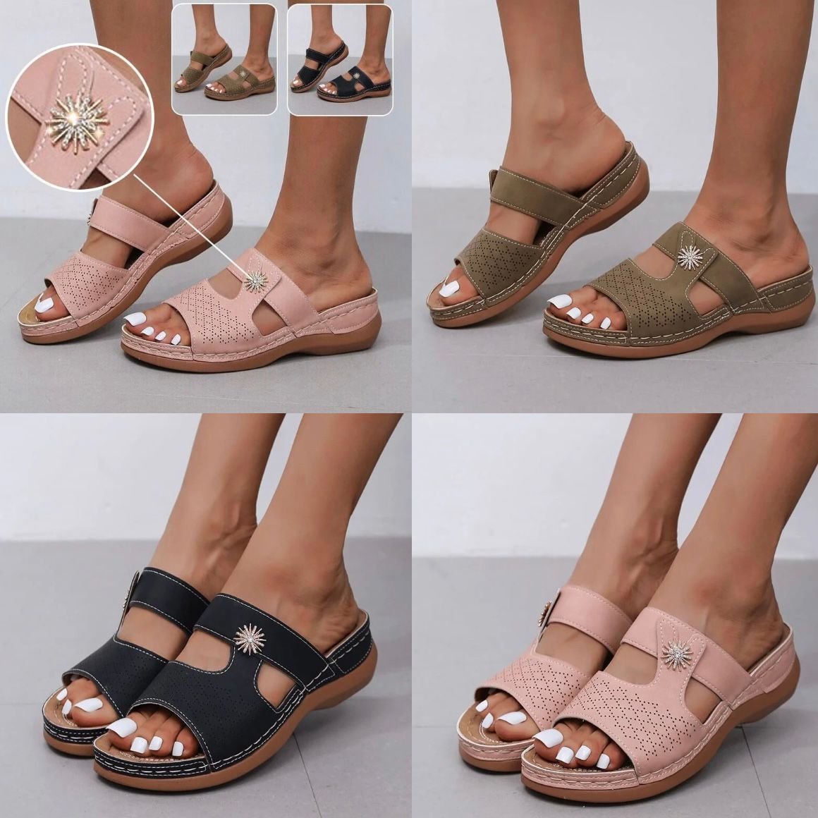 😍SANDALIAS DALIA| SUELA CONFORT😍