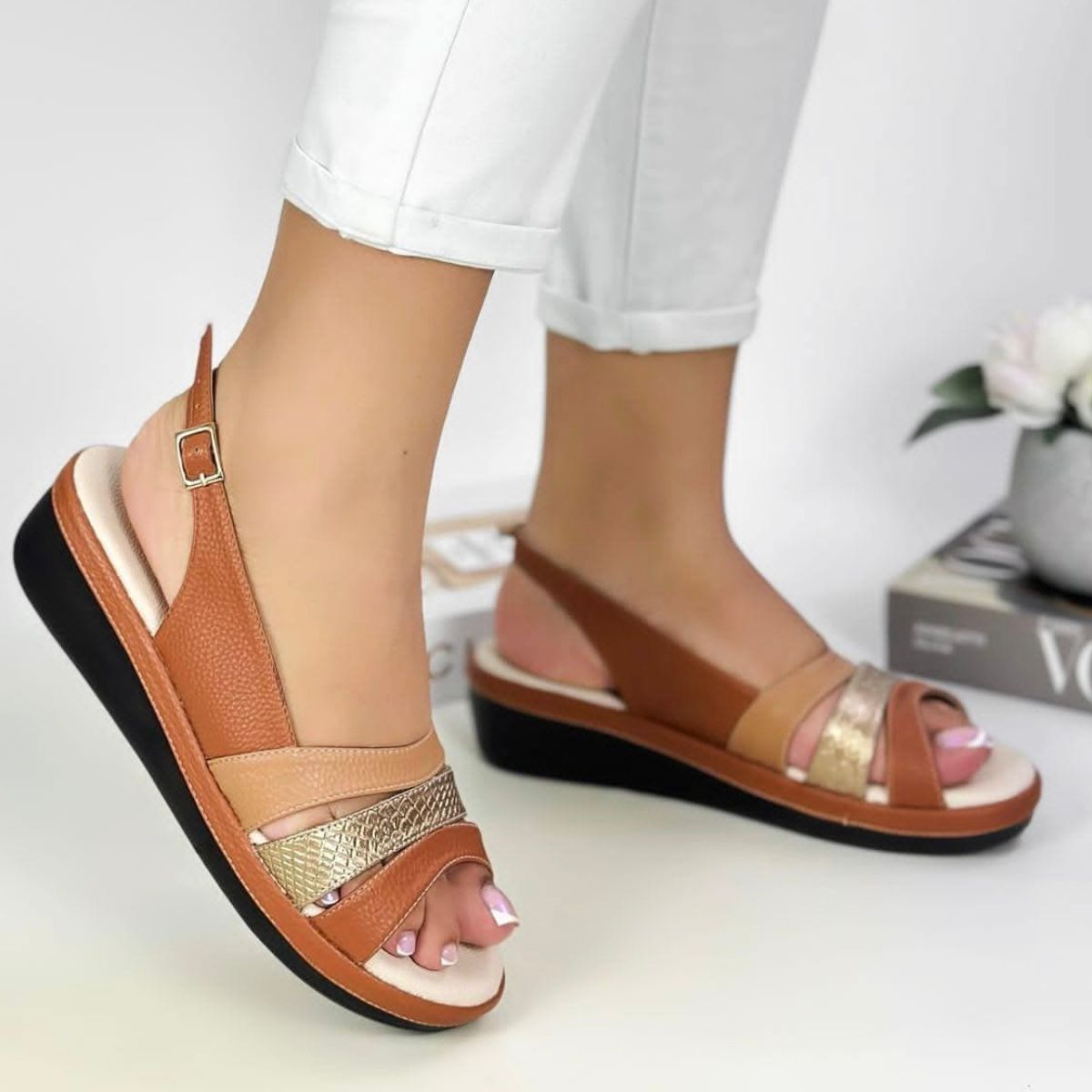 😍SANDALIAS LUCY| SUELA CONFORT😍